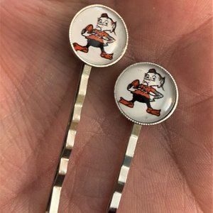 Cleveland Browns Brownie Hairpins Set of 2